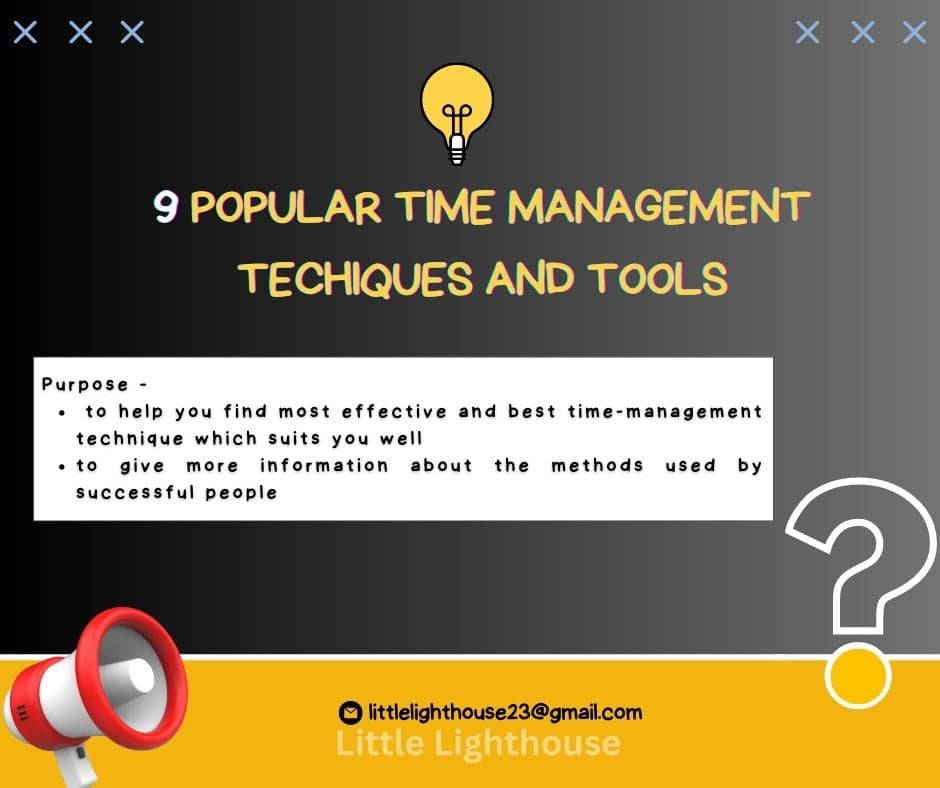 9 Popular Time Management Techniques And Tools