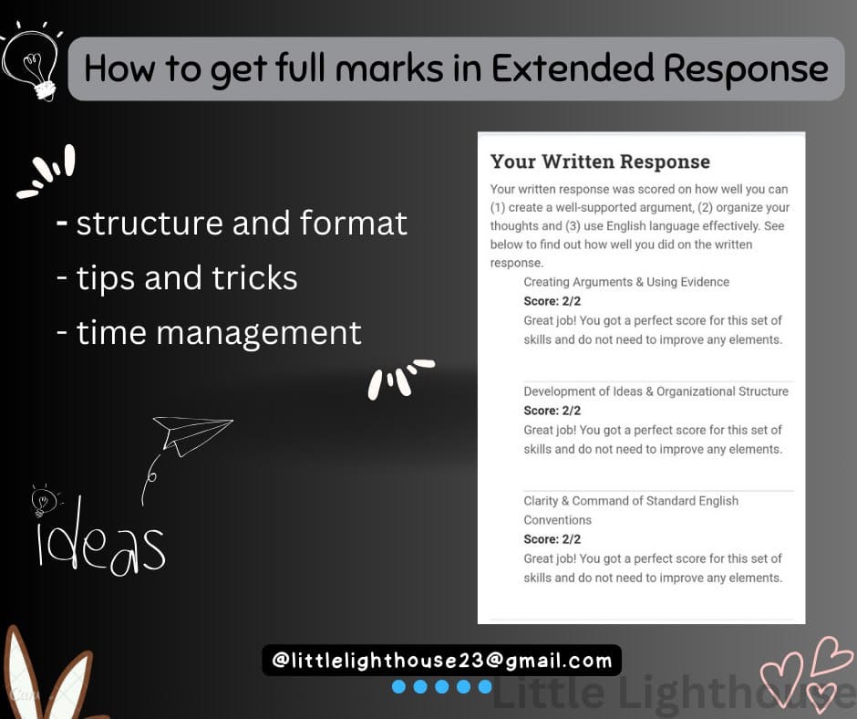 How to Get Full Marks in Extended Response